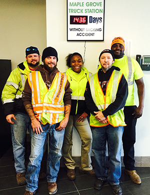 Photo of Nicholas Reed, Danial Backsen, Rickiesha Grant, Jason Novak and Burrell Wheaton
